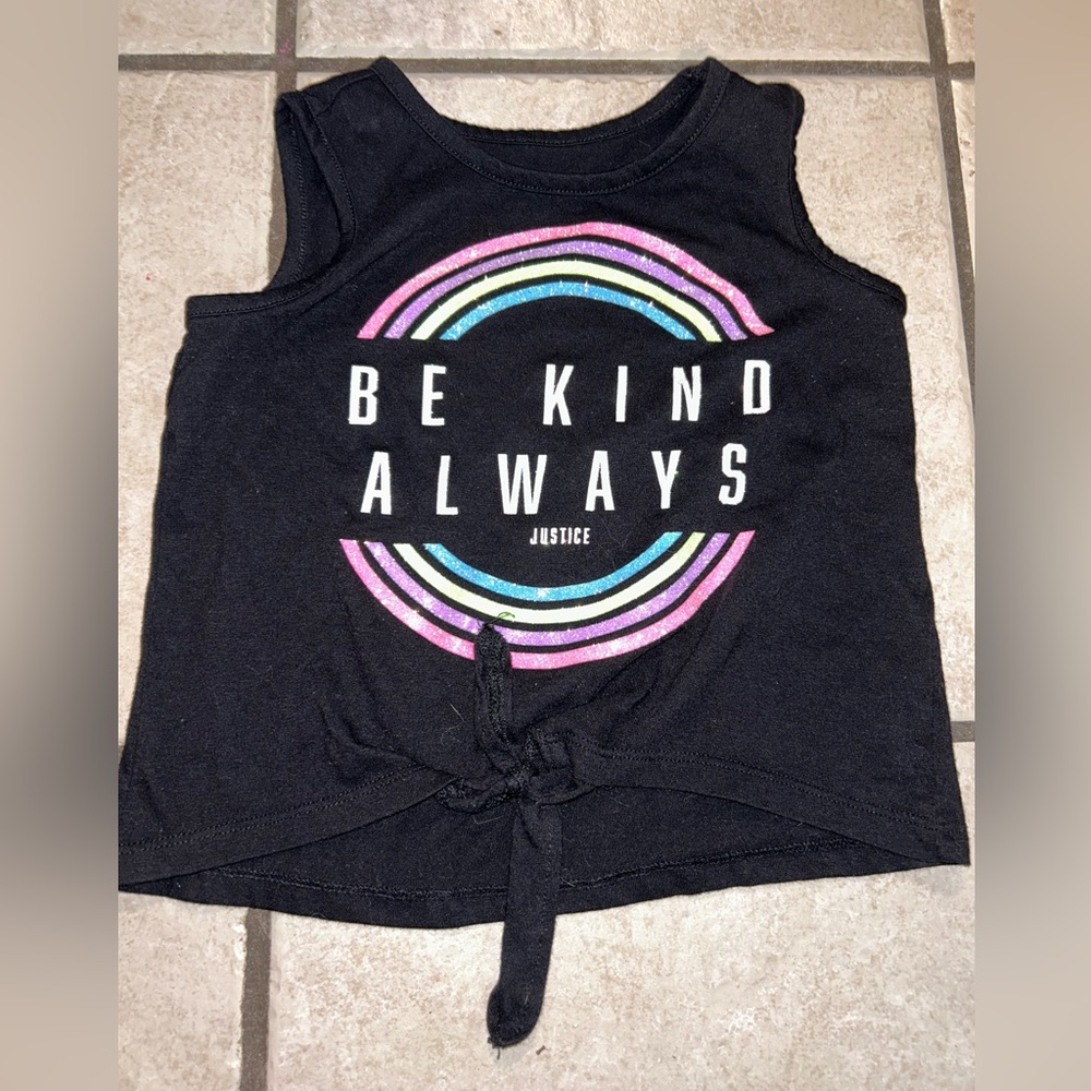 Justice tank top